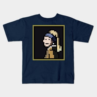 The Girl With The Pixel Kids T-Shirt